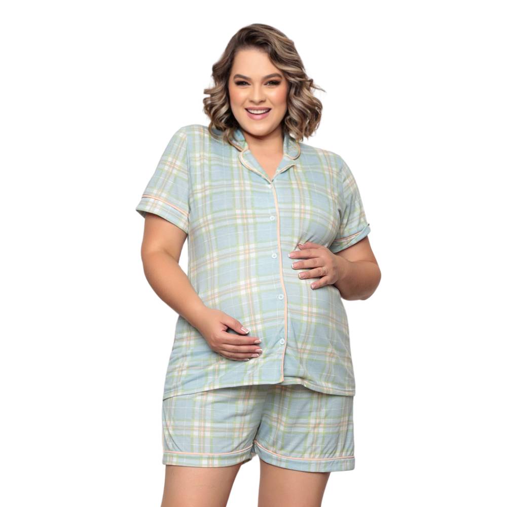 Pijama Baby Doll Feminino Short Para Dormir Donna Martins